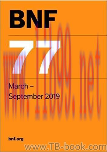 BNF 77 March 2019 77th Revised Edition by Joint Formulary Committee