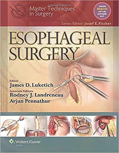 Master Techniques in Surgery Esophageal Surgery