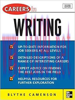 Careers in Writing (Careers In…) 2nd Edition,