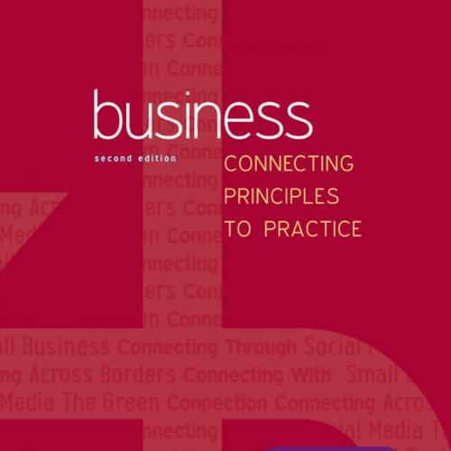 Business Connecting Principles to Practice