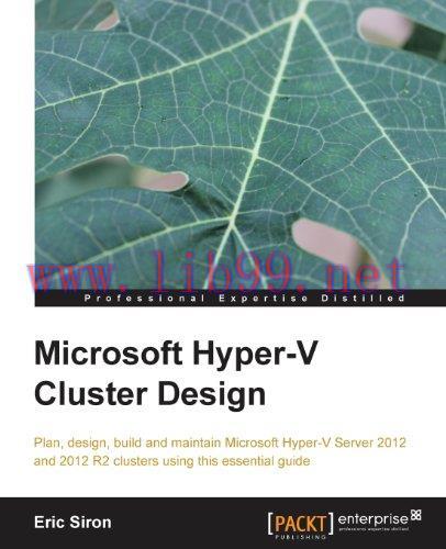 [FOX-Ebook]Microsoft Hyper-V Cluster Design
