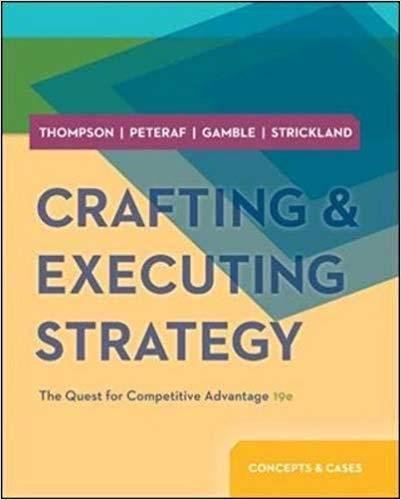 (Test Bank)Crafting & Executing Strategy The Quest for Competitive Advantage Concepts and Cases...