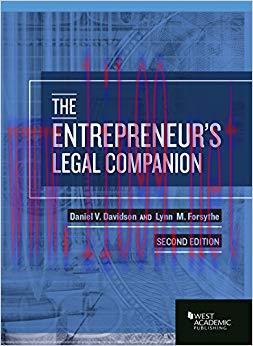 The Entrepreneur’s Legal Companion (Higher Education Coursebook) 2nd Edition,