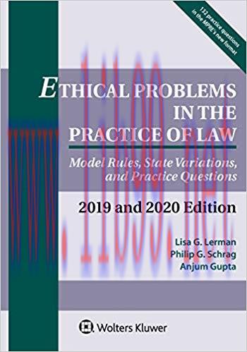 (PDF)Ethical Problems in the Practice of Law (Supplements) Supplement Edition