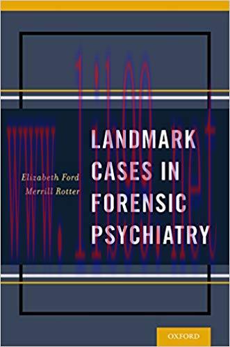 (PDF)Landmark Cases in Forensic Psychiatry 1st Edition