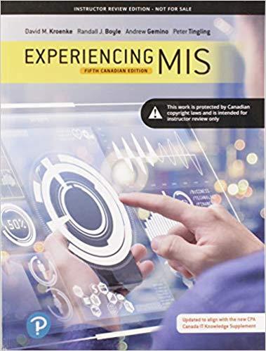 （SM）Experiencing MIS 5th Fifth Canadian Edition, .zip