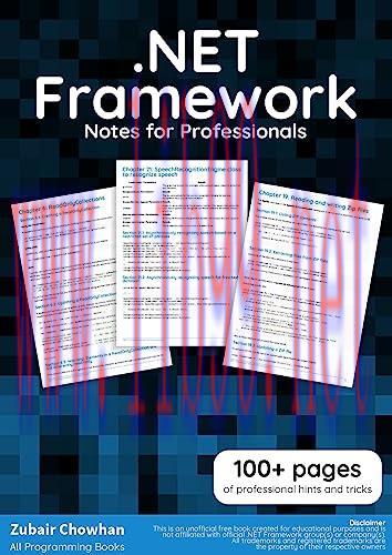 [FOX-Ebook].Net Framework: 100+ professional notes