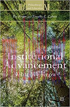 (PDF)Institutional Advancement: What We Know (Philanthropy and Education) 2014 Edition
