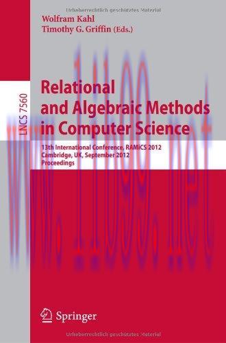 [FOX-Ebook]Relational and Algebraic Methods in Computer Science