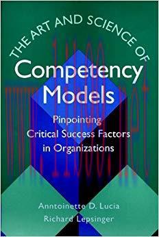 (PDF)The Art and Science of Competency Models: Pinpointing Critical Success Factors in Organiza...