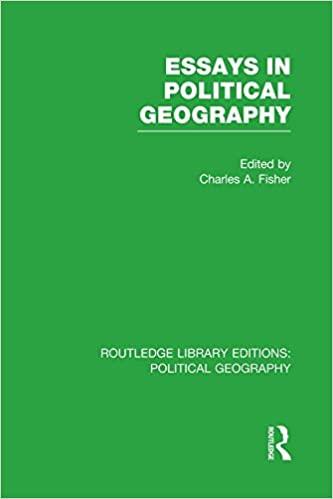 (PDF)Essays in Political Geography (Routledge Library Editions Political Geography)