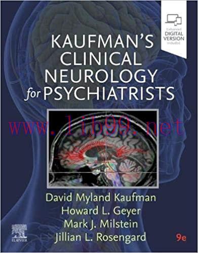 [PDF]Kaufman’s Clinical Neurology for Psychiatrists (Major Problems in Neurology) 9th Edition