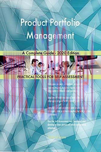 (PDF)Product Portfolio Management A Complete Guide – 2020 Edition