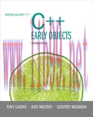 [SAIT-Ebook]Starting Out with C++: Early Objects, 8th Edition