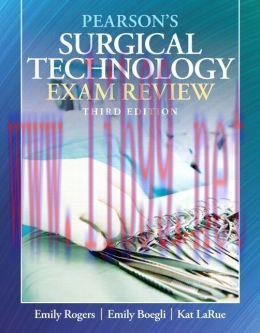 [AME]Pearson’s Surgical Technology Exam Review, 3rd Edition
