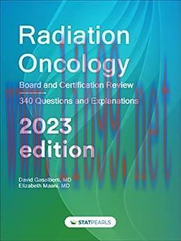 [AME]Radiation Oncology: Board and Certification Review, 7th edition (azw3+ePub+Converted PDF)