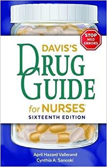 (PDF)Davis’s Drug Guide for Nurses 16th Edition