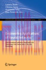 [PDF]Engineering Applications of Neural Networks: 23rd International Conference, EAAAI/EANN 202...