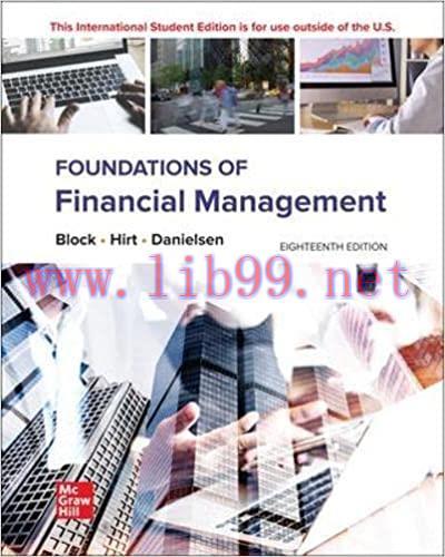 [PDF]ISE EBook Foundations of Financial Management 18th Edition [Stanley B. Block]