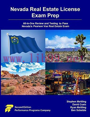 Nevada Real Estate License Exam Prep: All-in-One Review and Testing to Pass Nevada’s Pearson Vu...