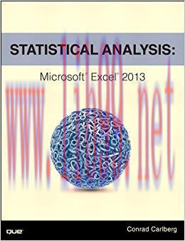 (PDF)Statistical Analysis: Microsoft Excel 2013 1st Edition