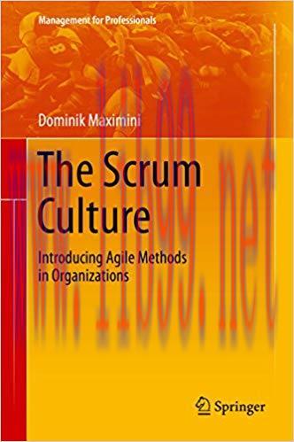 (PDF)The Scrum Culture: Introducing Agile Methods in Organizations (Management for Professional...