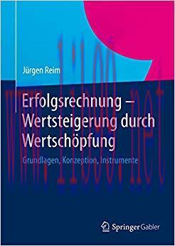 (PDF)Erfolgsrechnung – Wertsteigerung durch Wertschöpfung: Grundlagen, Konzeption, Instrumente ...