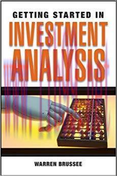 (PDF)Getting Started in Investment Analysis (Getting Started In… Book 76) 1st Edition