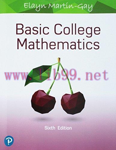 [FOX-Ebook]Basic College Mathematics, 6th Edition