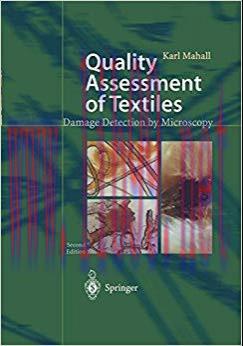 (PDF)Quality Assessment of Textiles: Damage Detection by Microscopy 2nd Edition