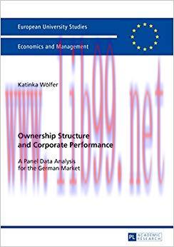 (PDF)Ownership Structure and Corporate Performance: A Panel Data Analysis for the German Market...