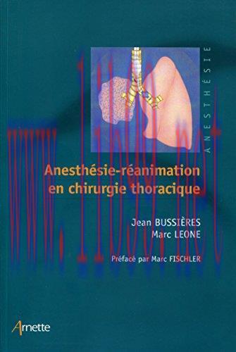 [AME]Anesthésie-réanimation en chirurgie thoracique (PDF)