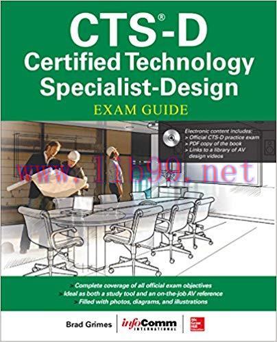 CTS-D Certified Technology Specialist-Design Exam Guide 1st Edition,