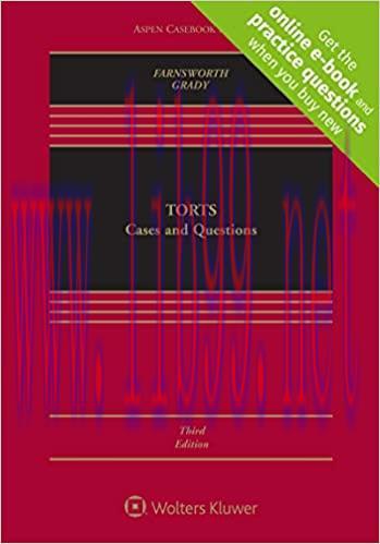 (PDF)Torts: Cases and Questions [Connected Casebook] (Aspen Casebook)