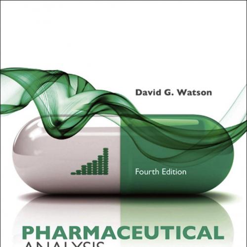 Pharmaceutical Analysis-1 - David G. Watson BSc PhD PGCE