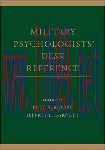 (PDF)Military Psychologists’ Desk Reference 1st Edition