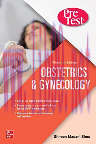 [AME]PreTest Obstetrics & Gynecology, Fifteenth Edition (Original PDF)