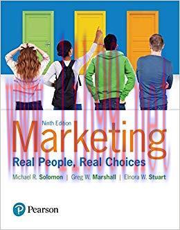 Test Bank for Marketing: Real People, Real Choices 9th Edition by Michael Solomon