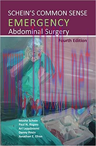 [AME]Schein's Common Sense Emergency Abdominal Surgery, 4th Edition (Original PDF)