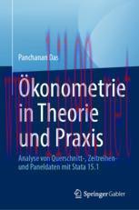 [PDF]Ökonometrie in Theorie und Praxis: Analyse von Querschnitt-, Zeitreihen- und Paneldaten mi...