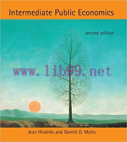 (PDF)Intermediate Public Economics (The MIT Press)