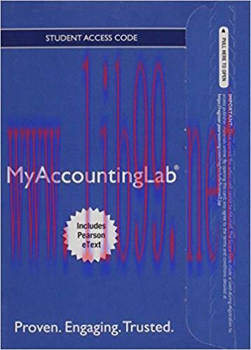 (PDF)MyAccountingLab® with Pearson eText — Instant Access — for Horngren’s Financial & Manageri...