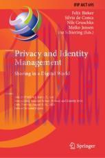 [PDF]Privacy and Identity Management. Sharing in a Digital World: 18th IFIP WG 9.2, 9.6/11.7, 1...