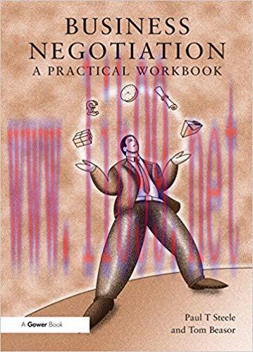 (PDF)Business Negotiation: A Practical Workbook 1st Edition