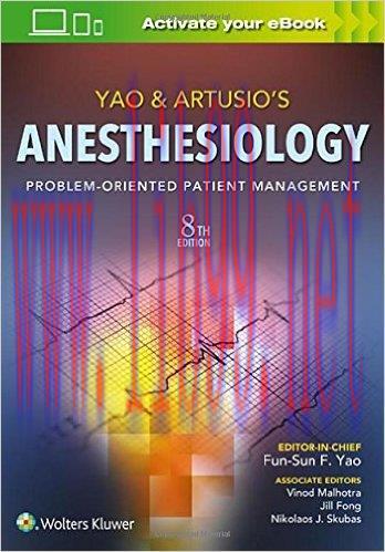 [AME]Yao & Artusio's Anesthesiology: Problem-Oriented Patient Management, 8th Edition (EPUB)