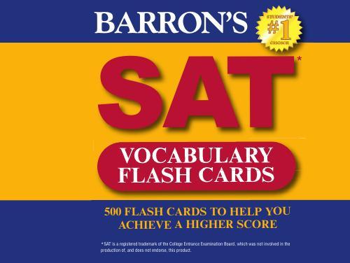 Barron's SAT Vocabulary Flash Cards - Wei Zhi