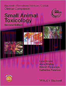 (PDF)Blackwell’s Five-Minute Veterinary Consult Clinical Companion: Small Animal Toxicology 2nd...