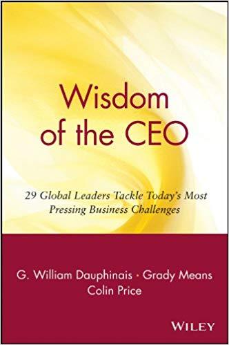 (PDF)Wisdom of the CEO 29 Global Leaders Tackle Today’s Most Pressing Business Challenges (Wile...