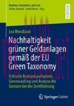 [PDF]Nachhaltigkeit grüner Geldanlagen gemäß der EU Green Taxonomy: Kritische Bestandsaufnahme,...