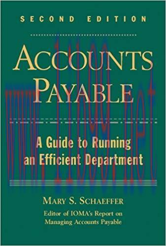(PDF)Accounts Payable: A Guide to Running an Efficient Department 2nd Edition